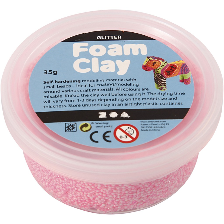 Foam Clay® Glitter Light Pink 35g