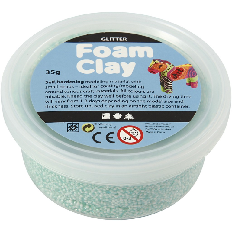 Foam Clay® Glitter Lichtgroen 35gr