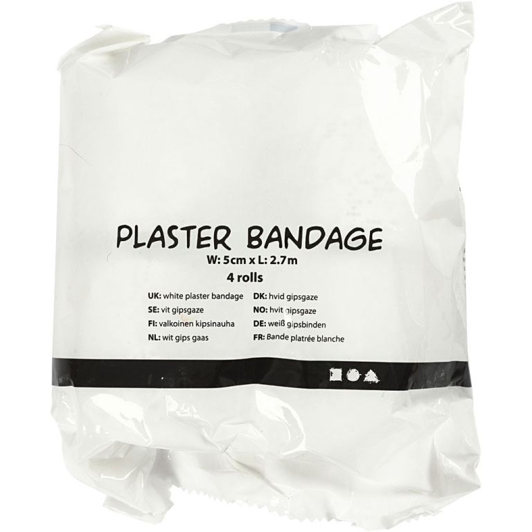 CC Plaster Gauze Rolls 5 cm 4 pieces