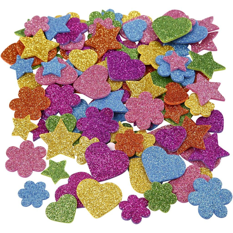 CC EVA Foam Figures glitter