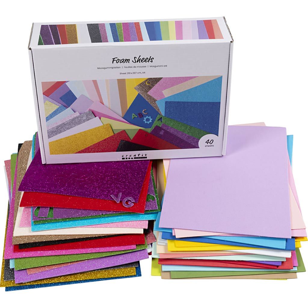 CC Foam Vellen A4 Diverse Kleuren 40 vel