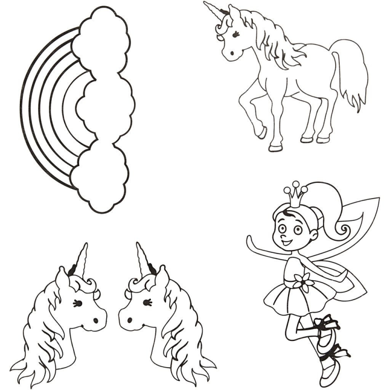 CC CC Krimpfolie Unicorn 10,5×14,5cm dikte 0,3mm Mat transparant