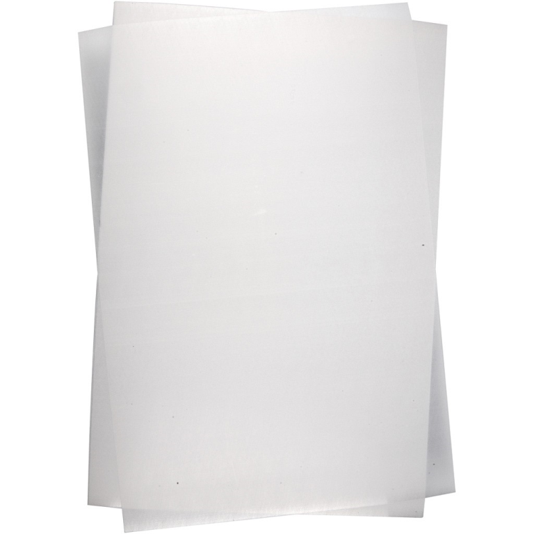 CC Schrumpffolie Transparent Matt A4 0,3mm dick 10 Blatt