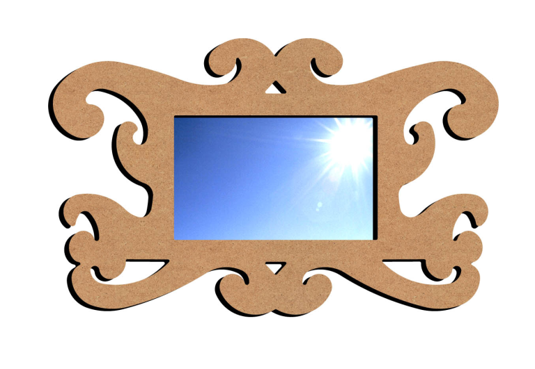 Gomille MDF Barockspiegel 2 58 cm