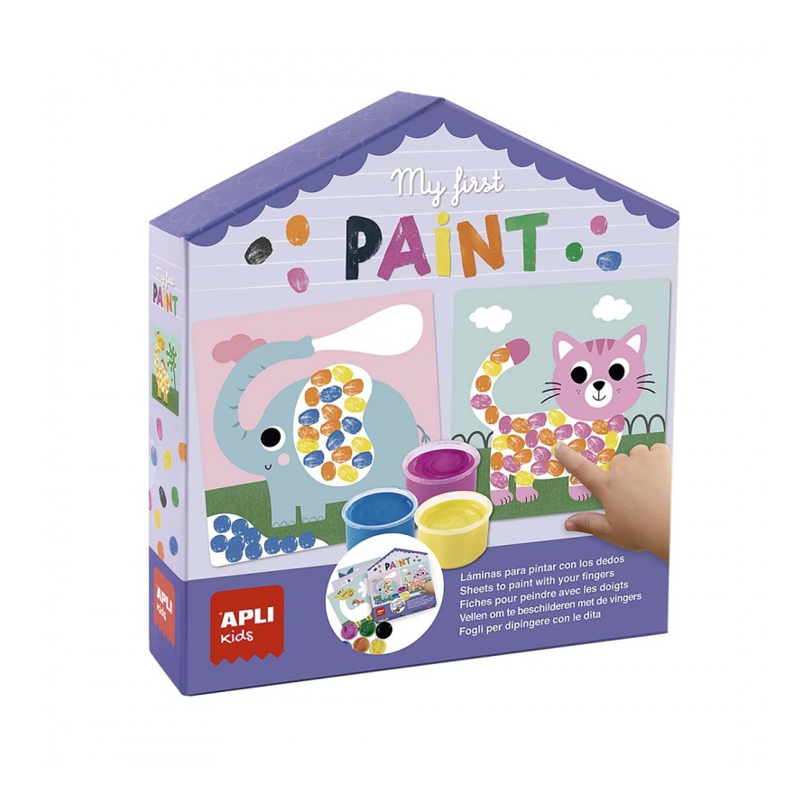 Apli My First Finger Paint Set Animals