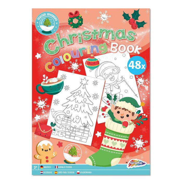 Malbuch A4 Weihnachten 48 Blatt