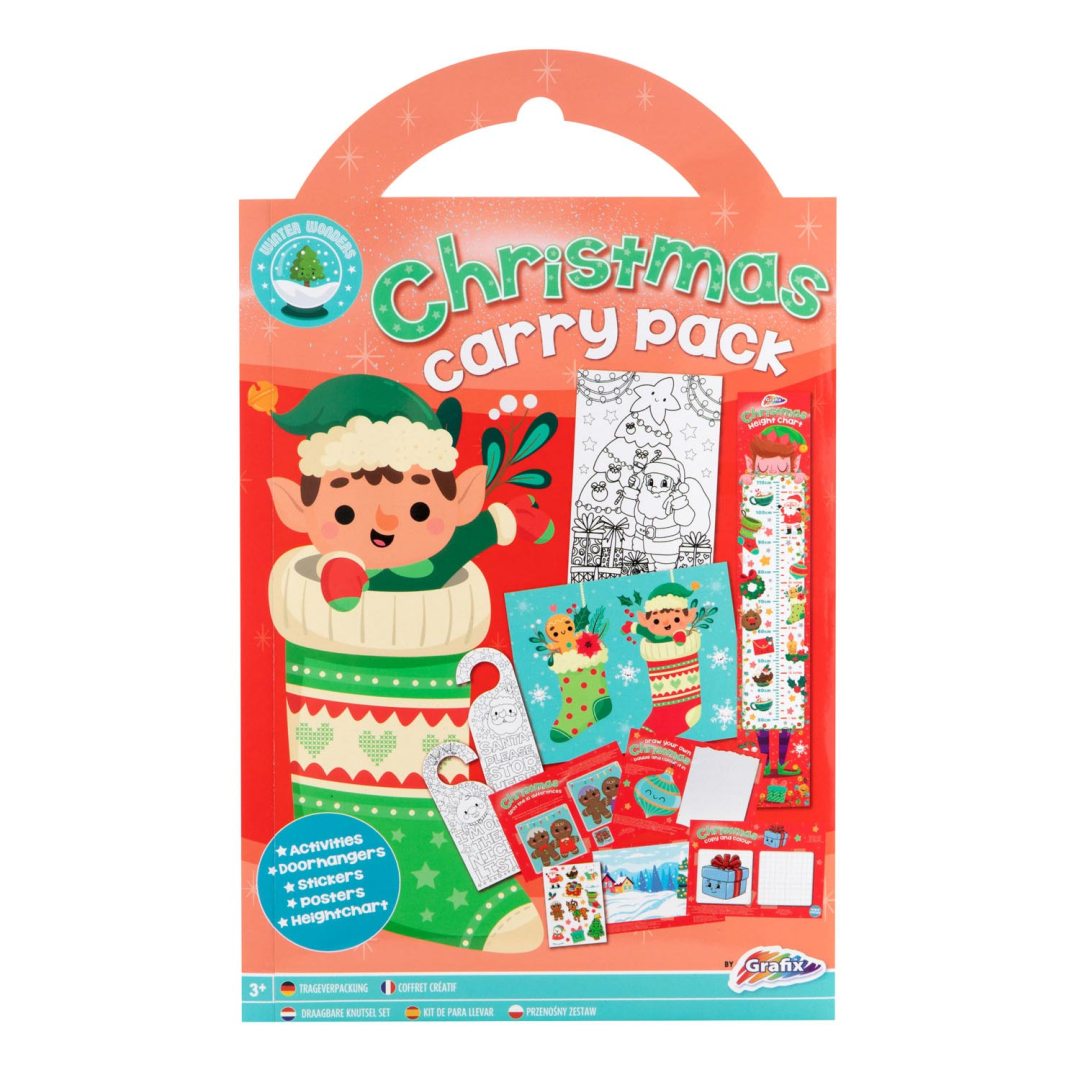 Grafix Christmas Colouring and Activity Pad