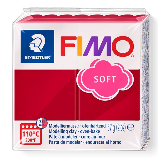 FIMO® Soft 56 gr Kersenrood
