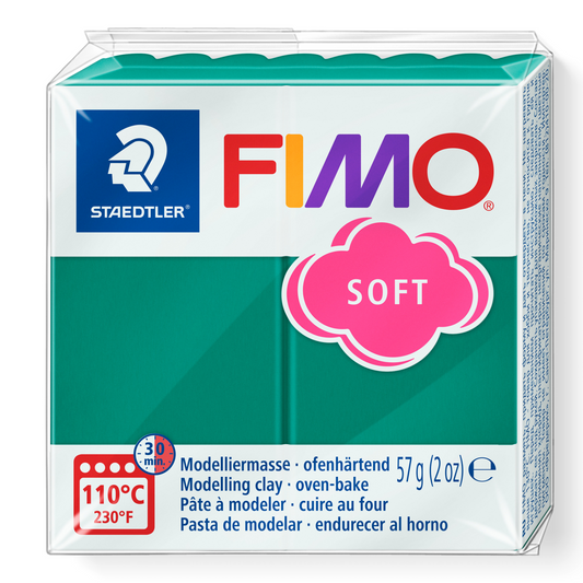 FIMO® Soft 56 gr Smaragd Groen