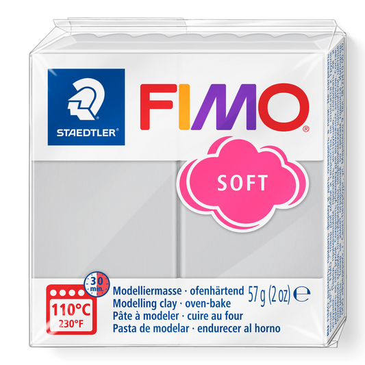 FIMO® Soft 56 g Delfin Grau