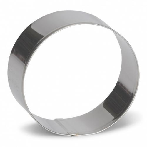 Gereedschap Uitsteekvorm Cirkel 10 cm RVS Zilver - Boetseerklei
