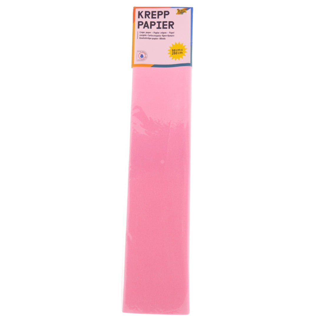 Folia Krepppapier 50x250 cm Hellrosa