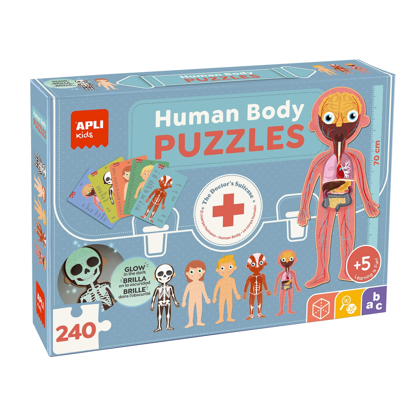 Apli Educationele Puzzel Menselijk lichaam