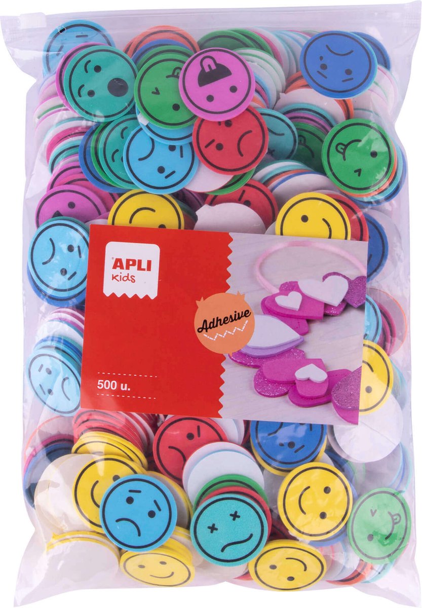 Apli EVA Foam Shapes Faces with various expressions