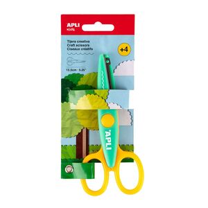Apli Kartelschaar 13,5 cm Geel en Groen