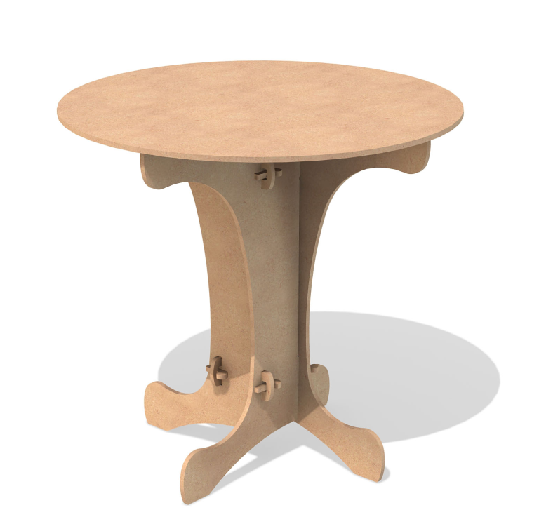 Gomille MDF Ronde Tafel 74 cm