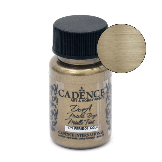 Cadence Dora Acrylverf Metallic 50 ml Peridot Gold