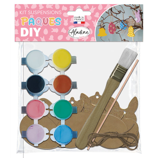 Aladine DIY Schilderset, Paashaas, Paasei en Bel