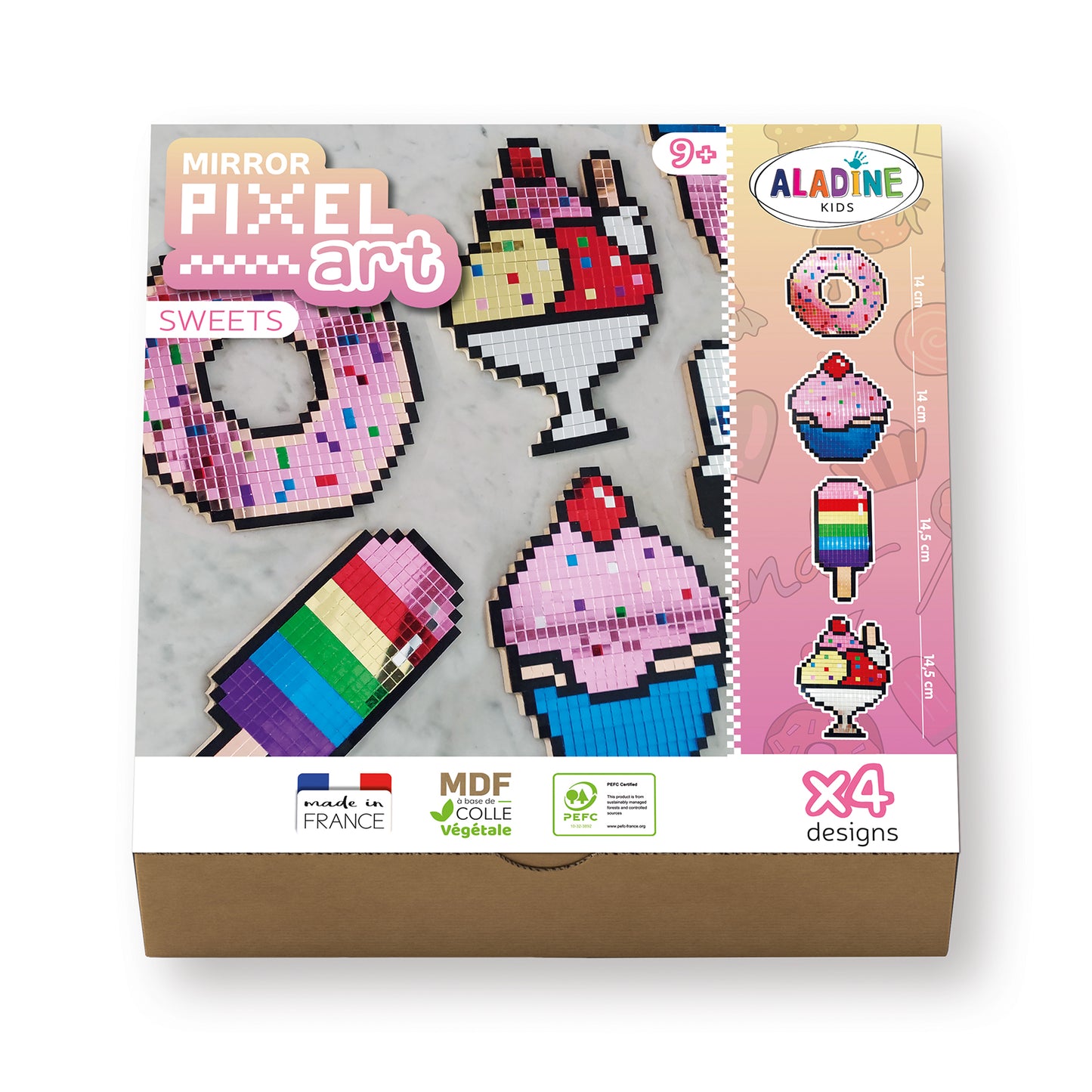 Aladine Set Mirror Pixel Art Candies