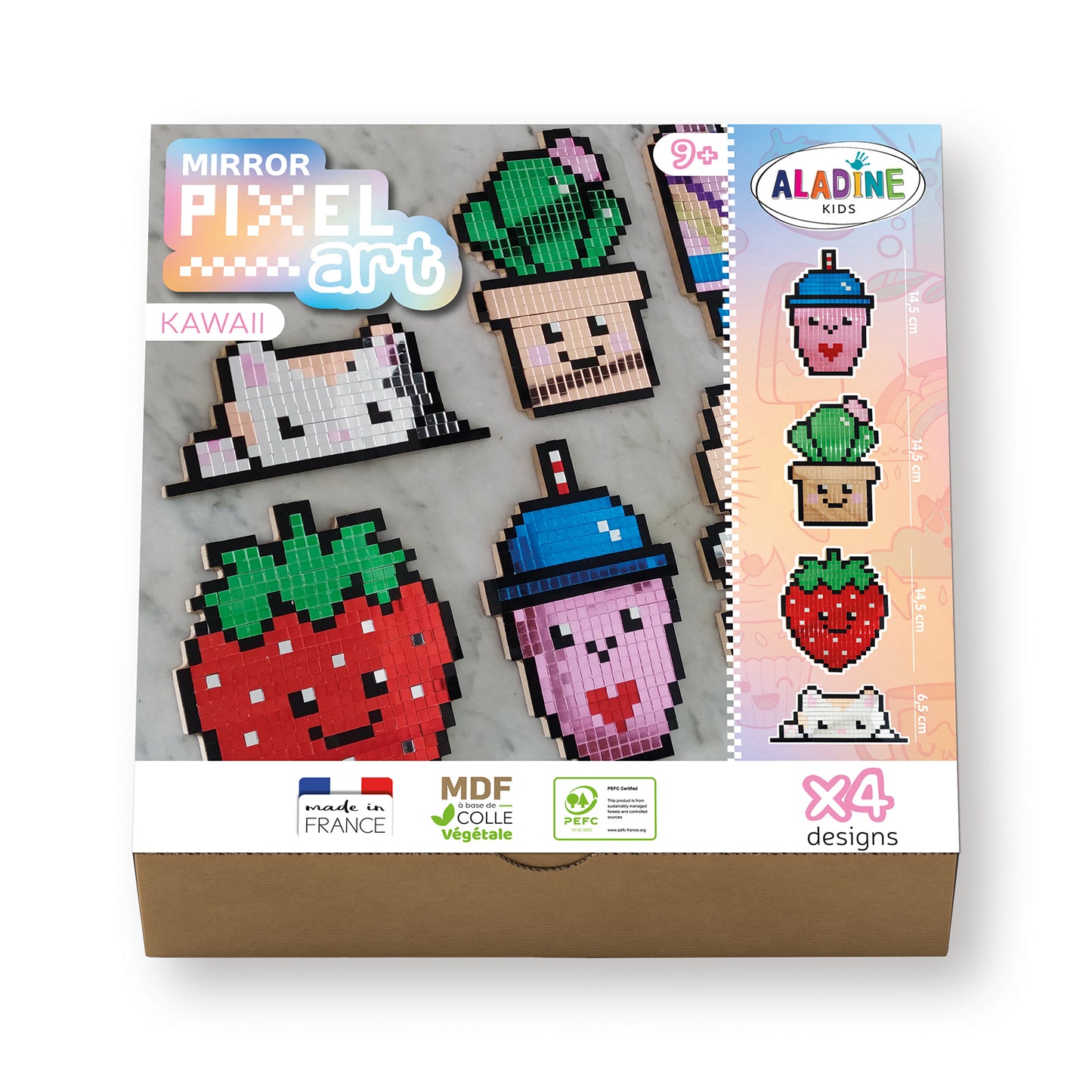 Aladine Set Spiegel Pixel Art Kawaii
