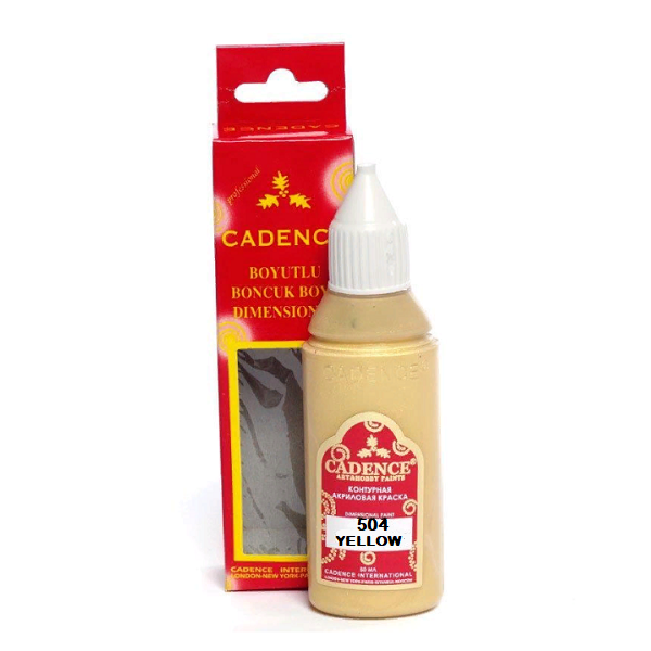 Cadence Dimensional Verf Opaque 50 ml Yellow