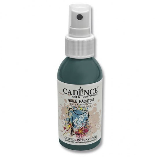 Cadence Fashion Spray Fabric Paint 100 ml Green