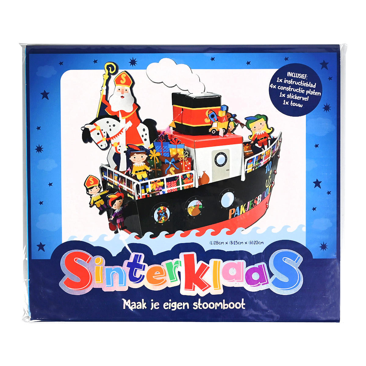 Wins Maak je eigen Sinterklaas stoomboot