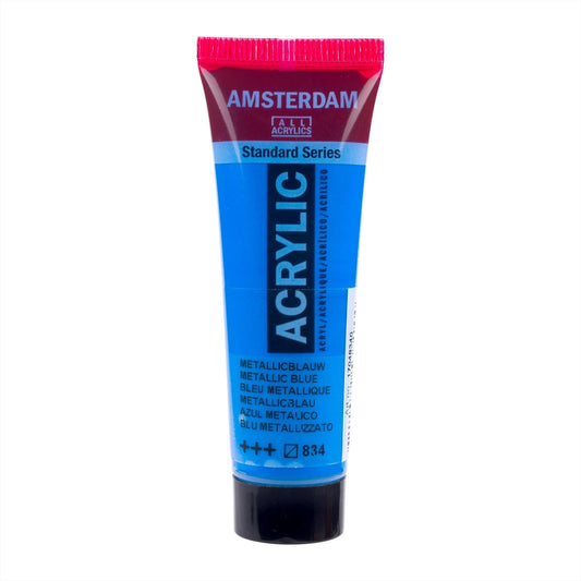 Royal Talens Amsterdam acrylverf 20 ml 834 - Metallic Blauw