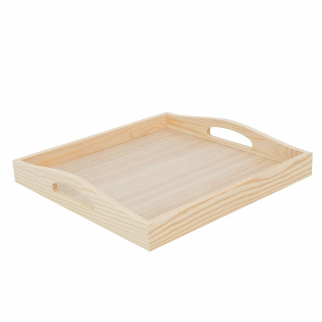 Houten Dienblad 30x30x5 cm