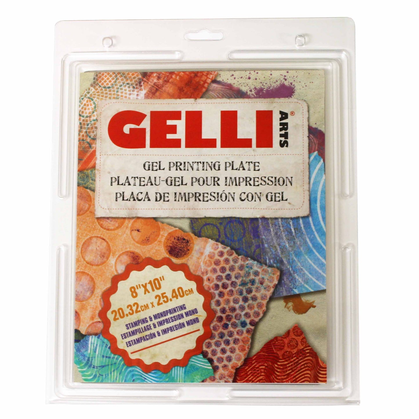 Gelli Arts Gel-Druckplatte 20,3x25,4 cm (8x10 Zoll)