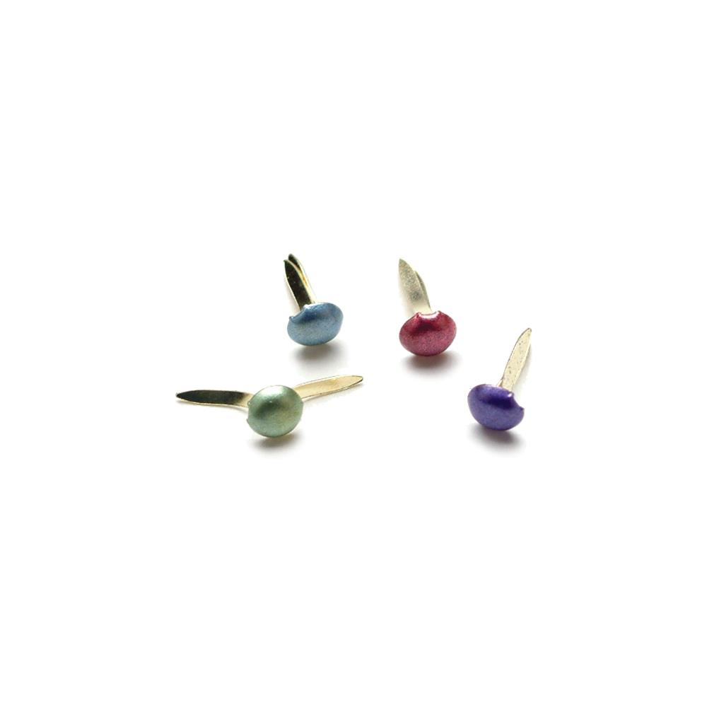 Creative Impressions Brad Fasteners Round 3 mm Coloured Pearl 50 pieces