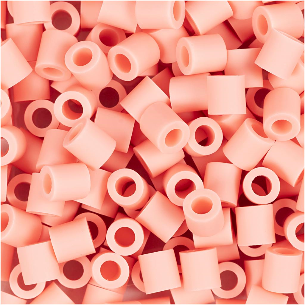 Nabbi BioBeads Strijkkralen Zalmroze 1000 stuks
