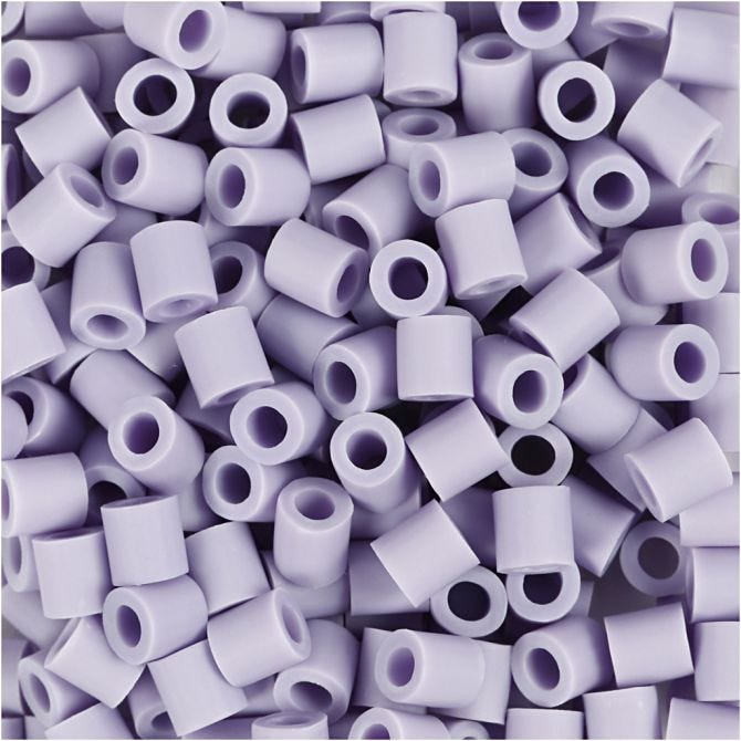 Nabbi BioBeads Strijkkralen Paars 3000 stuks