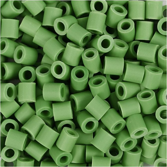 Nabbi BioBeads Strijkkralen Groen 3000 stuks