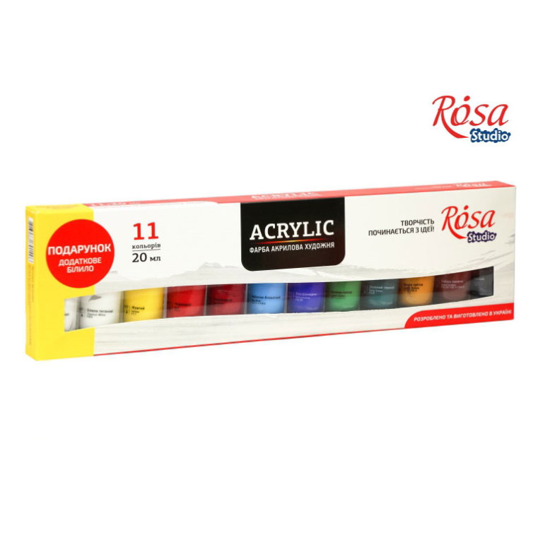 Rosa Studio Acrylverf Set 11x20ml