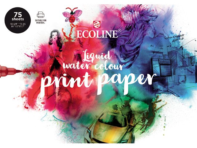 Royal Talens Ecoline Watercolour Paper A4 150gsm 75 sheets