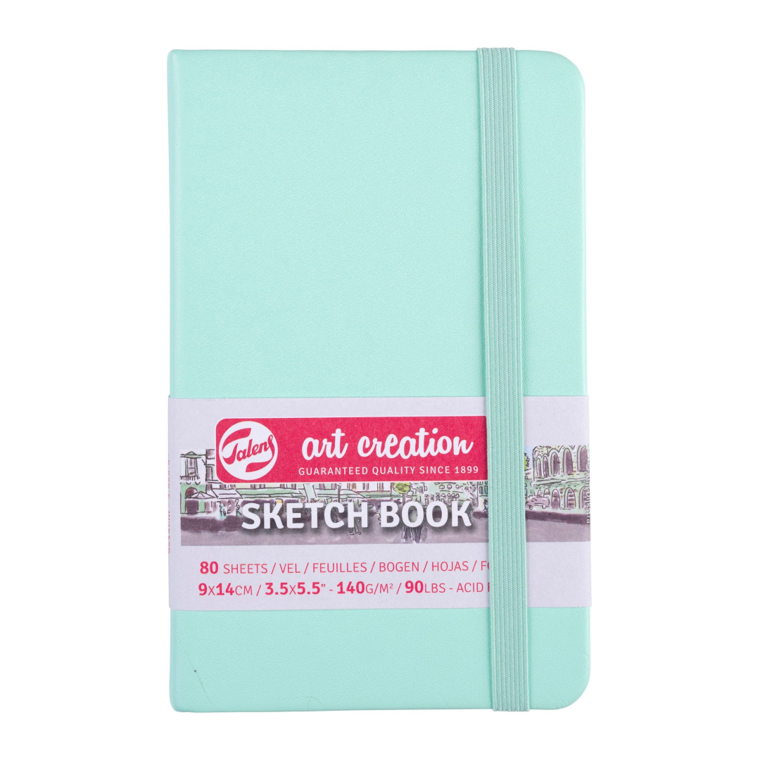 TAC Schetsboek 9x14 cm 140 gr 80 vel Mintgroen