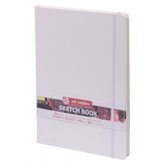TAC Schetsboek 21x30 cm 140gr 80 vel Wit