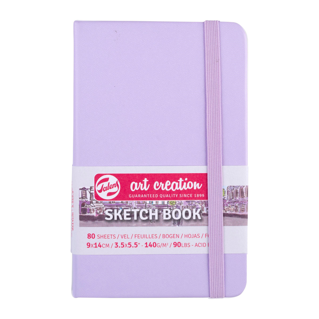 TAC Skizzenbuch 9x14 cm 140 g 80 Blatt Pastellviolett