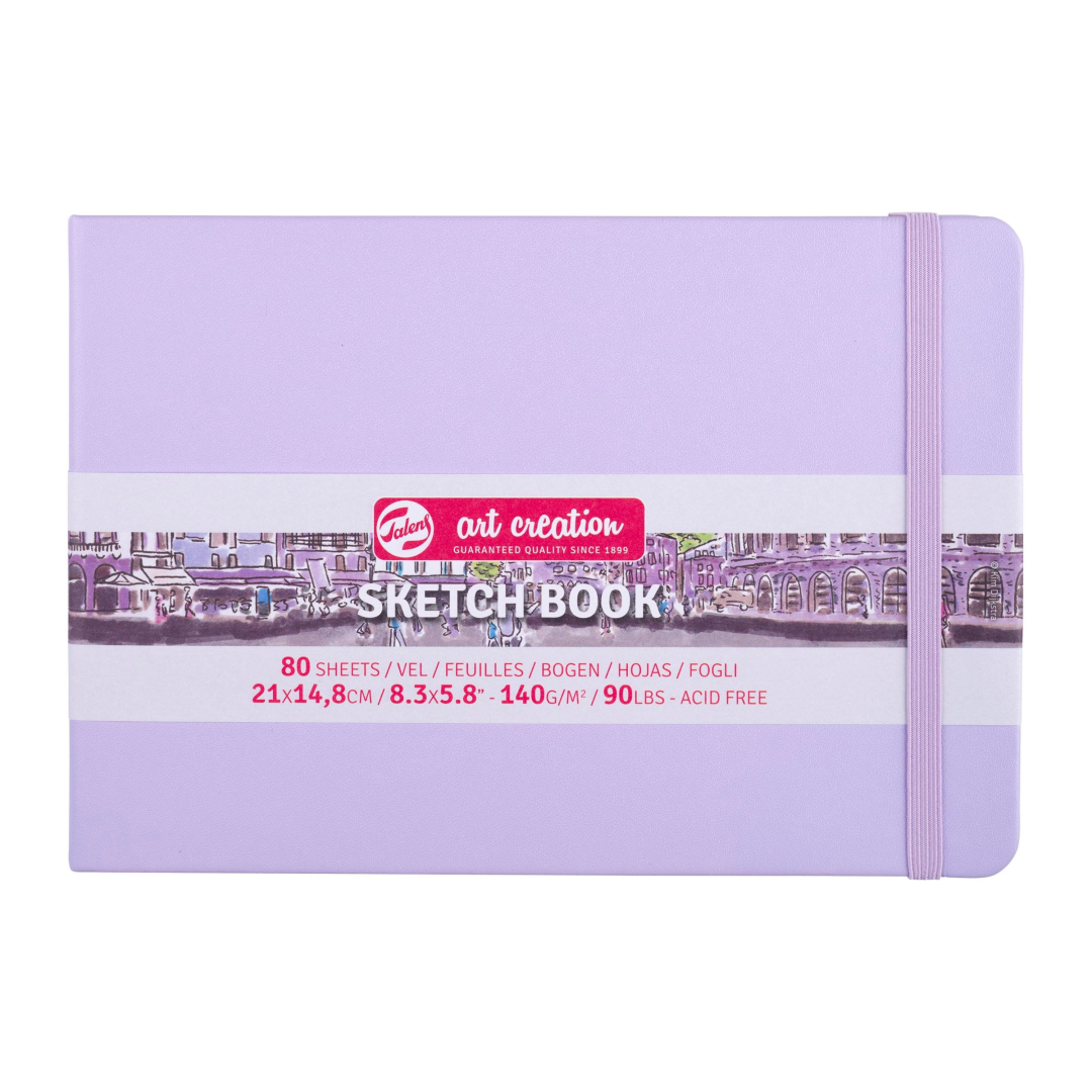 TAC Sketchbook 21x15 cm 140gsm 80 sheets Pastel Violet