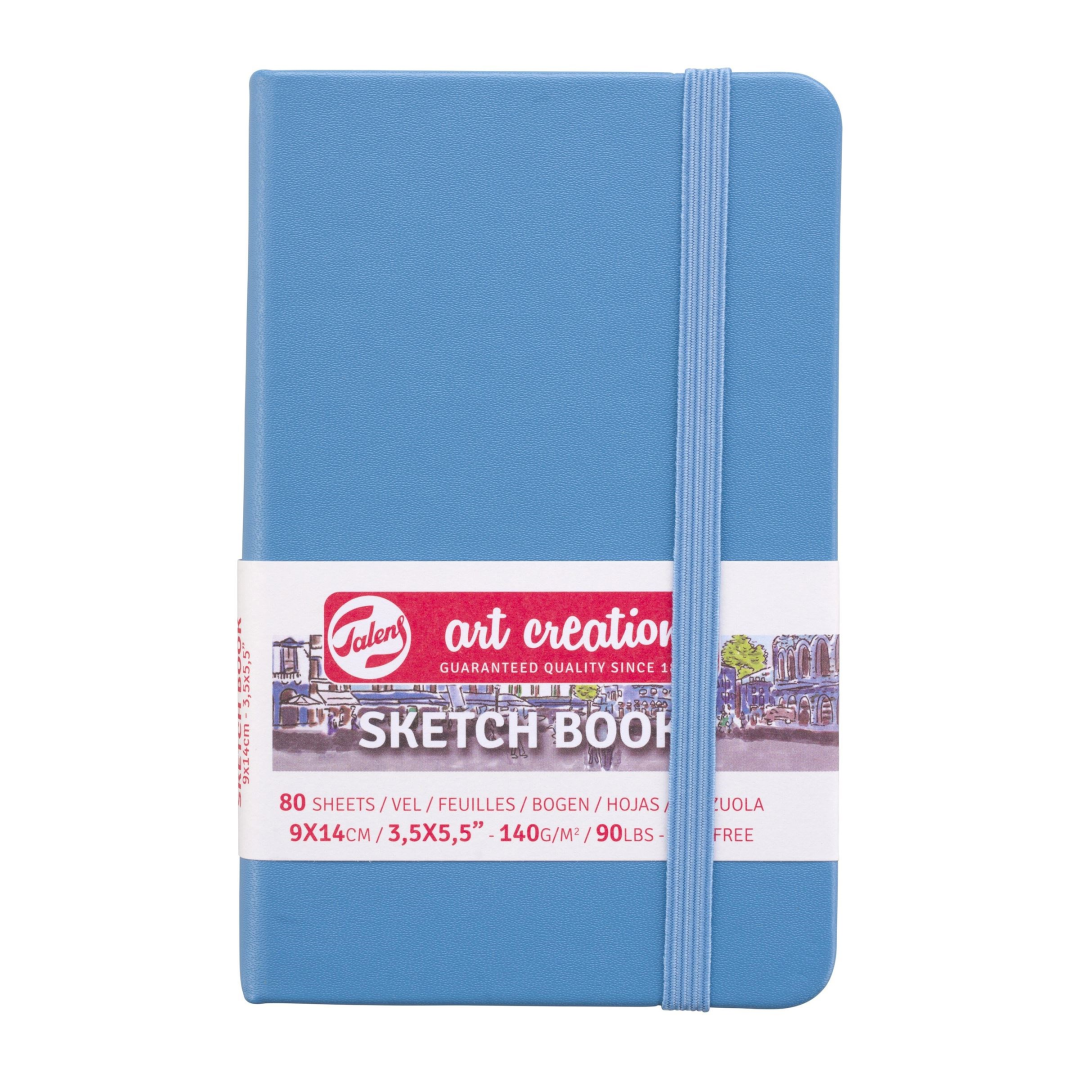 TAC Schetsboek 9x14 cm 140gr 80 vel Blauw