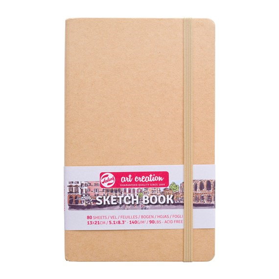 TAC Sketchbook 13x21 cm 140 g 80 sheets Kraft
