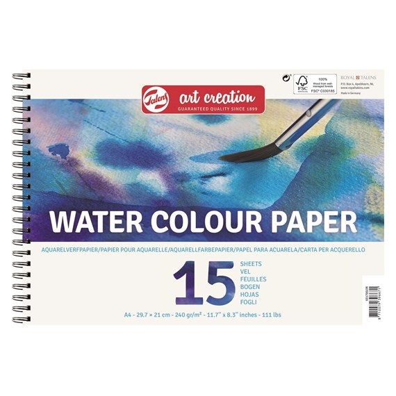 TAC Aquarellpapier A4 240 g 15 Blatt