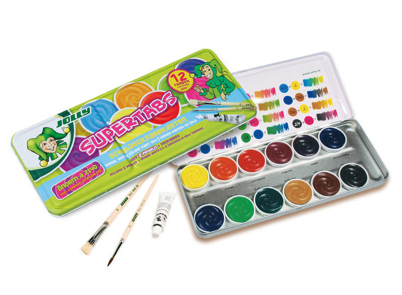 Jolly Supertabs Watercolor 12 colors