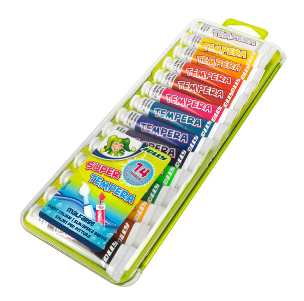 Jolly Tempera Verf Basis Set 14 stuks