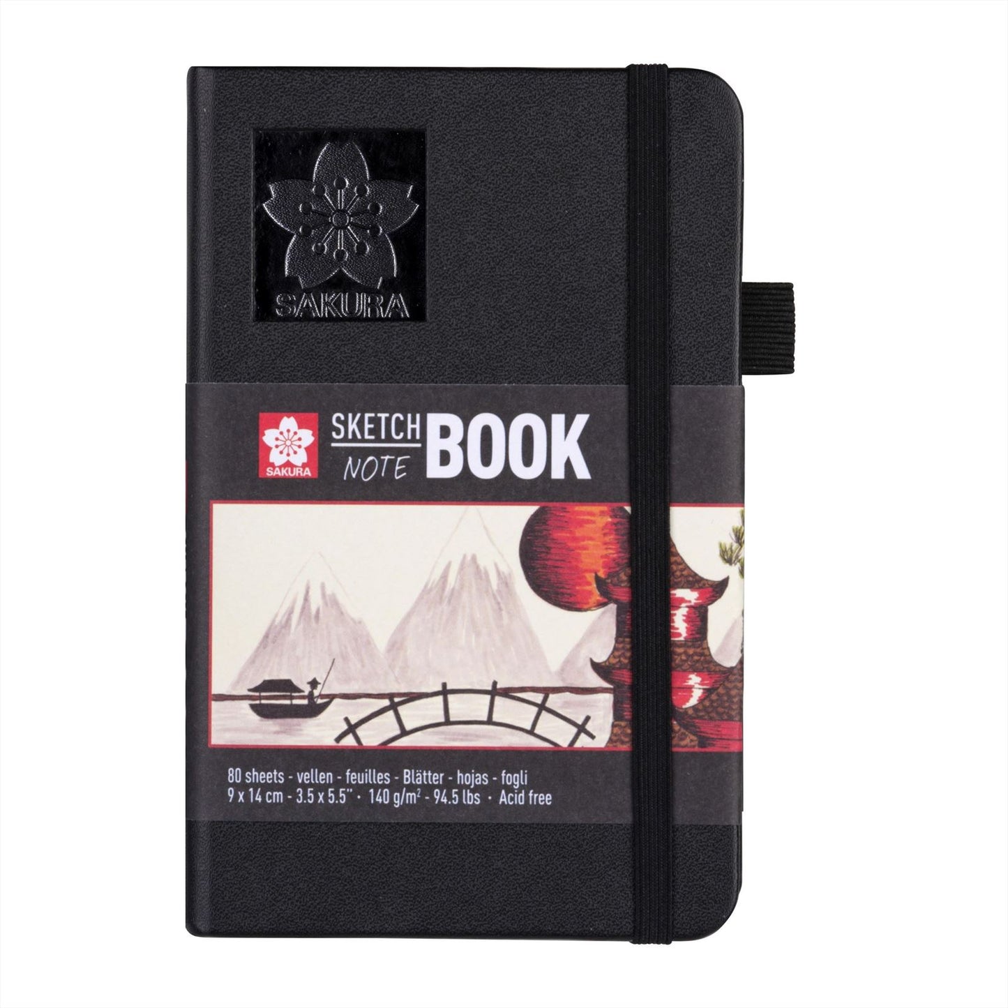 Sakura Schetsboek 9x14 cm 140gr 80 vel Wit