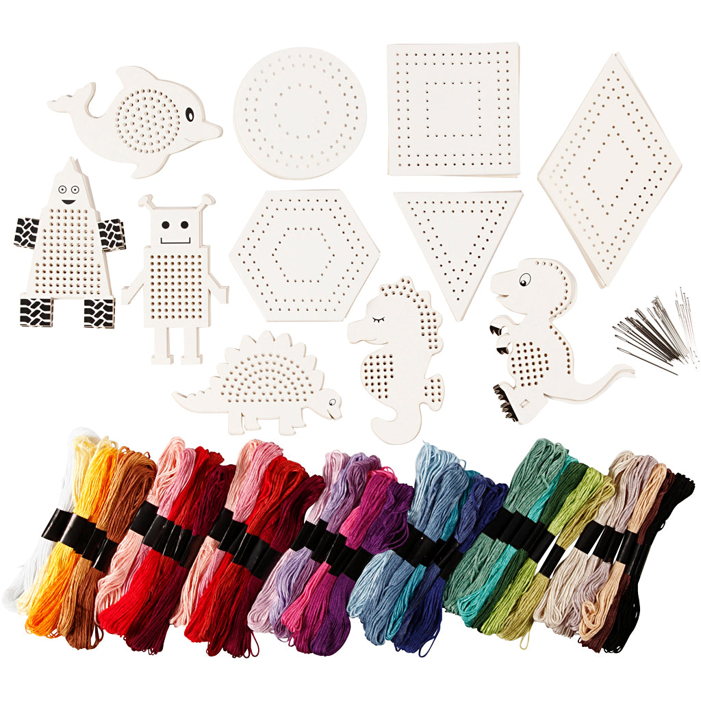 CC Figures with Embroidery Floss 1 Set