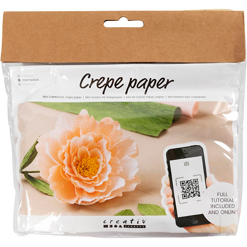 CC Creative Mini Hobby Set Crepe Paper Flowers Peony
