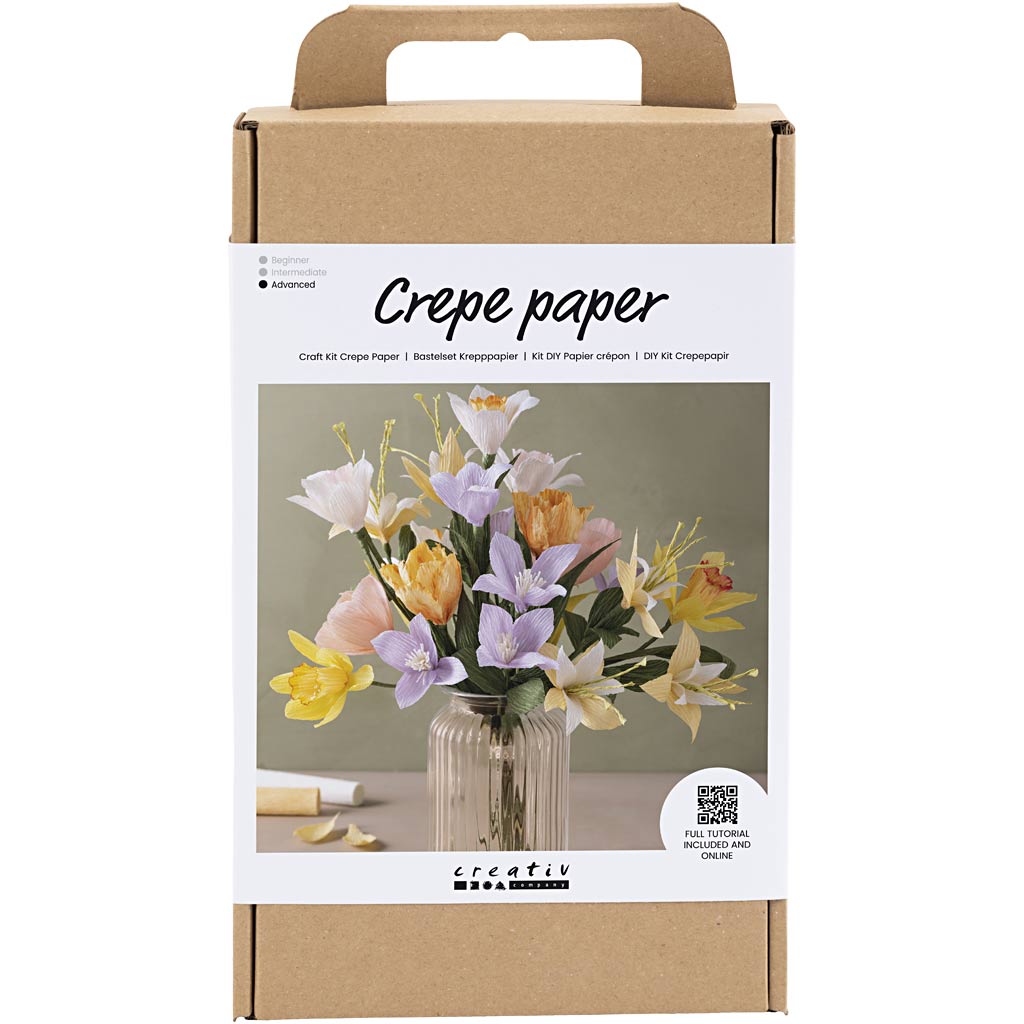 CC Starterset Krepppapier Blumen Frühlingsstrauß
