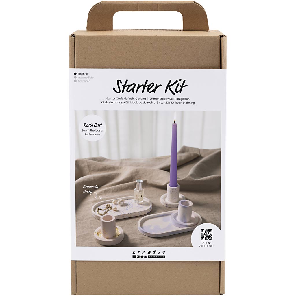 CC Starter Hobbyset Harzguss Kerzenständer und Tabletts
